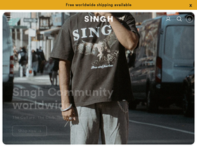 Singh Clo homepage screenshot