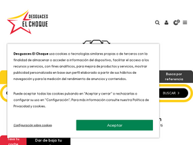 'elchoque.com' screenshot