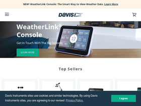 'davisinstruments.com' screenshot