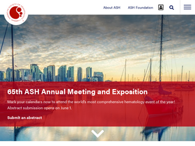 'hematology.org' screenshot