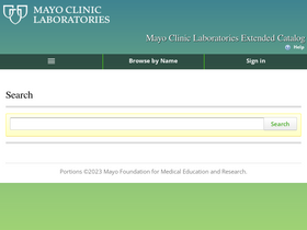 'testcatalog.org' screenshot