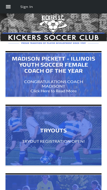 kickerssoccerclub.org