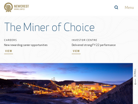 'newcrest.com' screenshot