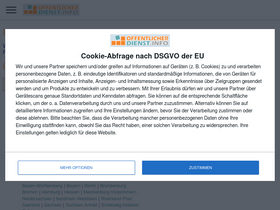 'oeffentlicher-dienst.info' screenshot