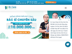 'drcareimplant.com' screenshot