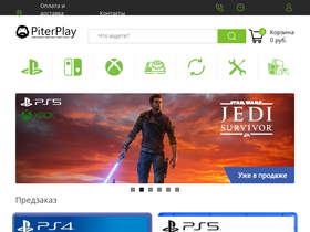 'piterplay.com' screenshot