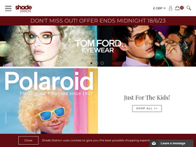 'shadestation.co.uk' screenshot