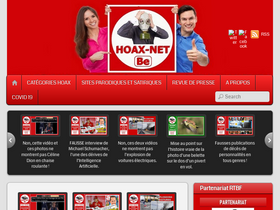 'hoax-net.be' screenshot