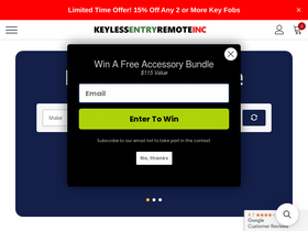 'keylessentryremotefob.com' screenshot