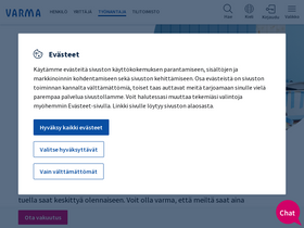 'varma.fi' screenshot