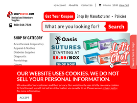 'shopmedvet.com' screenshot