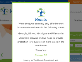'meemic.com' screenshot