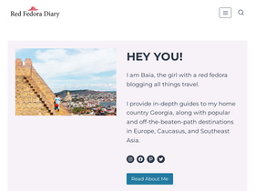'redfedoradiary.com' screenshot