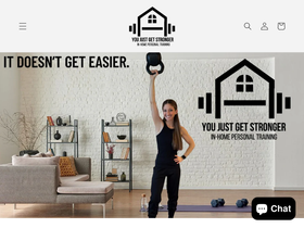 youjustgetstronger.com homepage screenshot