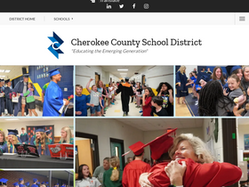 'cherokeek12.net' screenshot