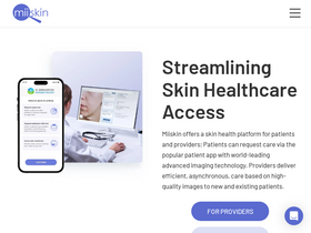 'miiskin.com' screenshot