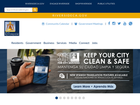 'riversideca.gov' screenshot