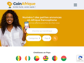 'coinafrique.com' screenshot
