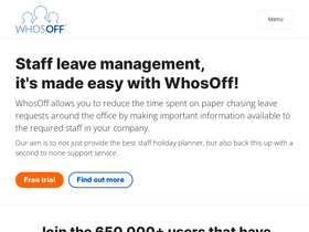'whosoff.com' screenshot