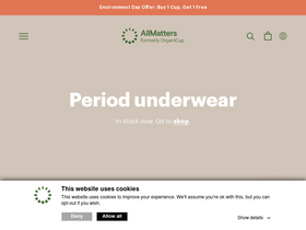 'allmatters.com' screenshot