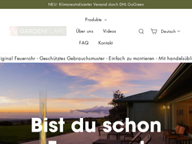 gardenflare.com homepage screenshot