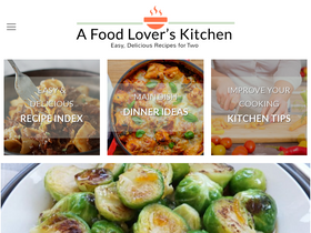 'afoodloverskitchen.com' screenshot