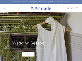 bluenude.com homepage screenshot