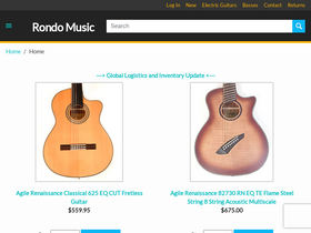 'rondomusic.com' screenshot