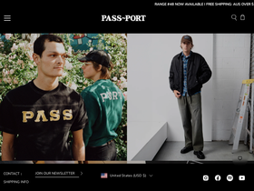 passportal.com.au homepage screenshot