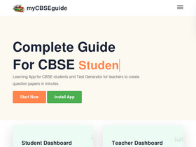 'mycbseguide.com' screenshot