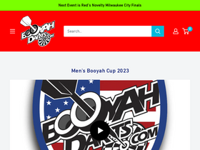 booyahdarts.com homepage screenshot