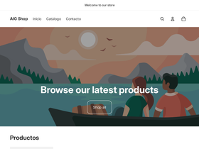 aigshop.com homepage screenshot