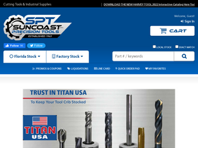 'suncoasttools.com' screenshot