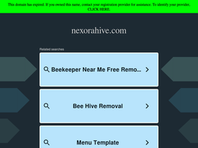 nexorahive.com homepage screenshot