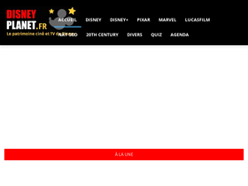 'disney-planet.fr' screenshot