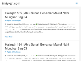 'ilmiyyah.com' screenshot