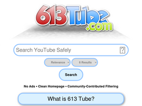 '613tube.com' screenshot