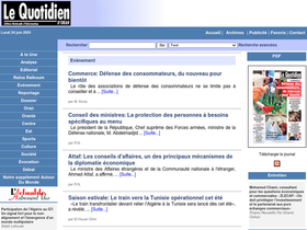 'lequotidien-oran.com' screenshot