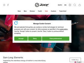 zootsports.eu homepage screenshot