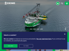 'deme-group.com' screenshot