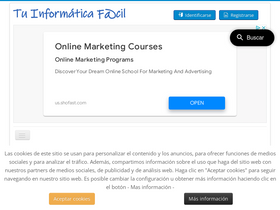 'tuinformaticafacil.com' screenshot