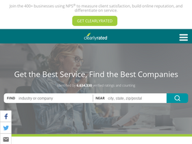 'clearlyrated.com' screenshot