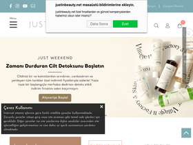 'justinbeauty.net' screenshot