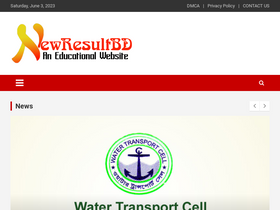 'newresultbd.com' screenshot