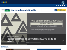 'unb.br' screenshot