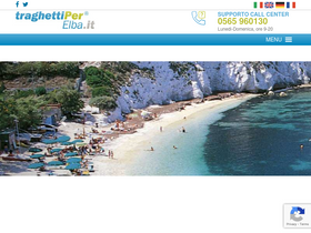 'traghetti-elbareservation.it' screenshot
