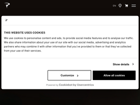 'pinarello.com' screenshot