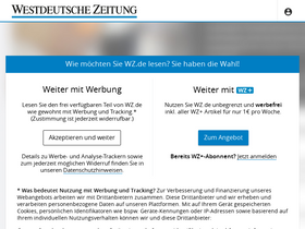 'wz.de' screenshot