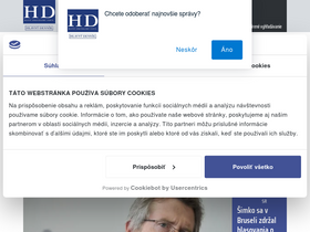 'hlavnydennik.sk' screenshot