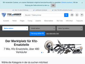 'teilehaber.de' screenshot